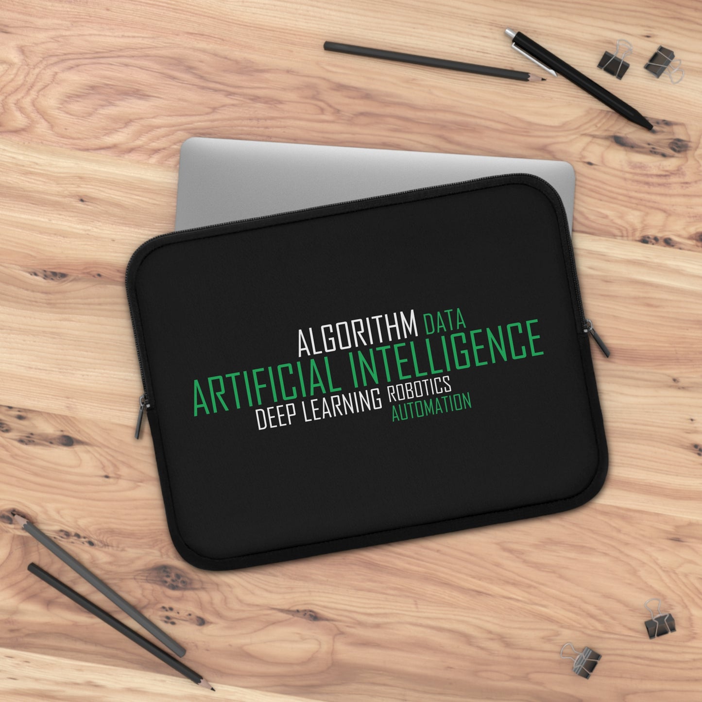 13-Inch Laptop Sleeve | Artificial Intelligence, Deep Learning & Robotics Design - AI With Win